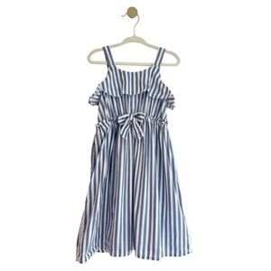 BEAUTIFUL Jessica Simpson Blue and White Striped Dress Kids Girls 3T